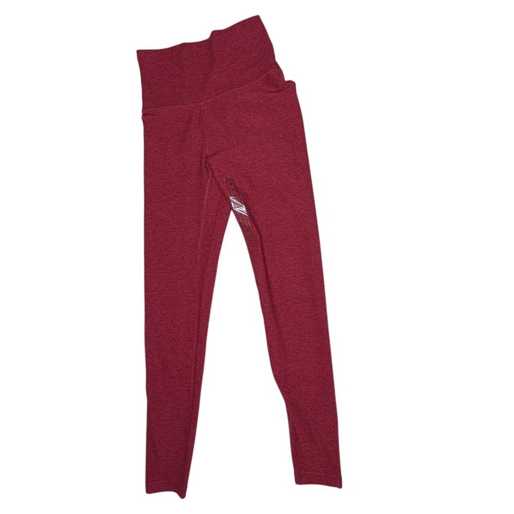 CALIA Leggings Womens XS Red Bricklayer Heather Lustre High Rise 7/8 Athletic